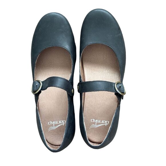 Dansko Like New Black Missy Mary Jane Clog 39. 8 1/2 - Picture 2 of 11